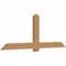 Ekena Millwork Eugene Smooth Timber Gable Bracket, Western Red Cedar, 84"W x 31"H x 3 1/2"D x 5 1/2"F, 9/12 Pitch GBW084X31X0406EUG00SWR - alternate 2